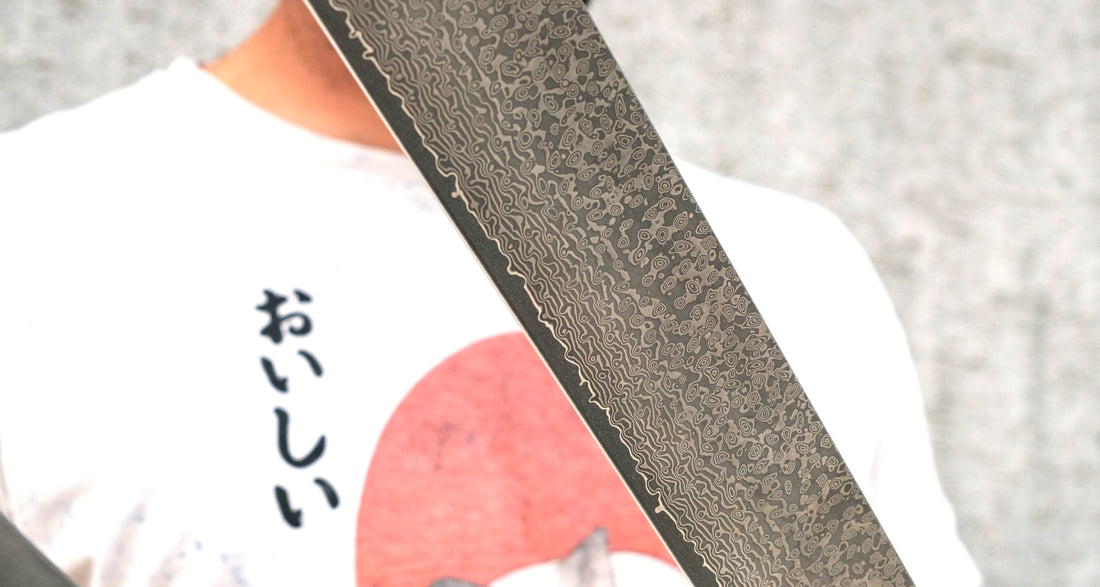 Maguro Kiri VG-10 Raindrop Damascus 465 mm