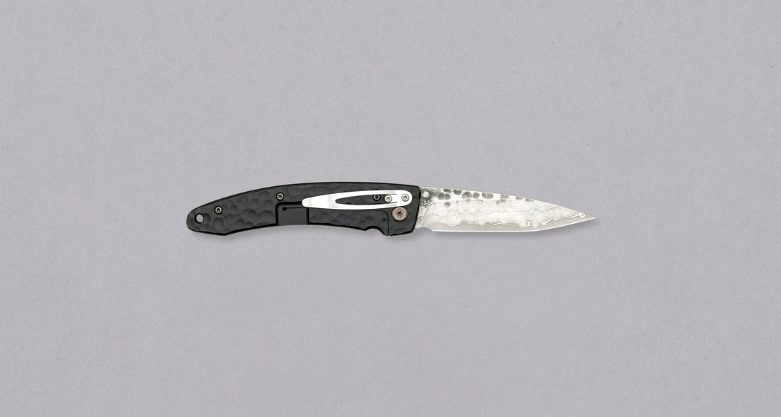 Mcusta Forge Shadow Damascus Pocket Knife [MC-0114BD]