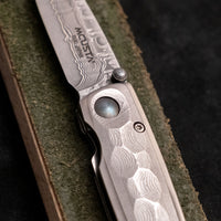 Mcusta Manual Tsuchi Damascus Pocket Knife [MC-0034D]