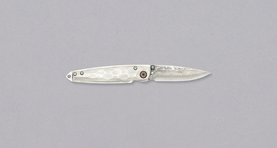 Mcusta Manual Tsuchi Damascus Pocket Knife [MC-0034D]