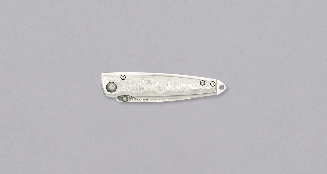 Mcusta Manual Tsuchi Damascus Pocket Knife [MC-0034D]