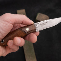 Mcusta Mike Irie Sport 100 Damascus VG-10 Core Ironwood Fixed Blade [MC-0231DI]