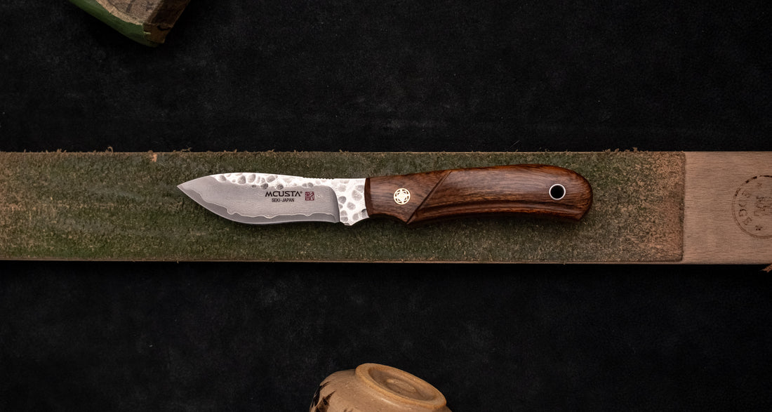 Mcusta Mike Irie Sport 300 Damascus VG-10 Core Ironwood Fixed Blade [MC-233DI]