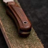 Mcusta Mike Irie Sport 300 Damascus VG-10 Core Ironwood Fixed Blade [MC-233DI]