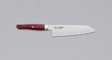 Mcusta Santoku Revolution 180 mm [Red]