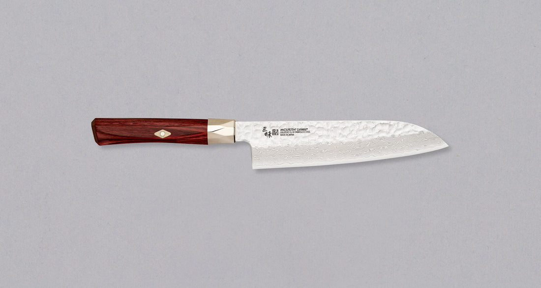 Mcusta Santoku Supreme Hammered 180 mm