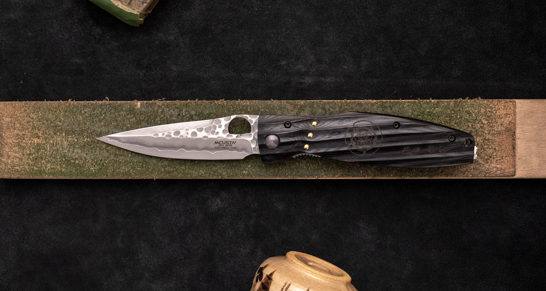Mcusta Sengoku Oda Nobunaga Micarta Pocket Knife [MC-0181G]