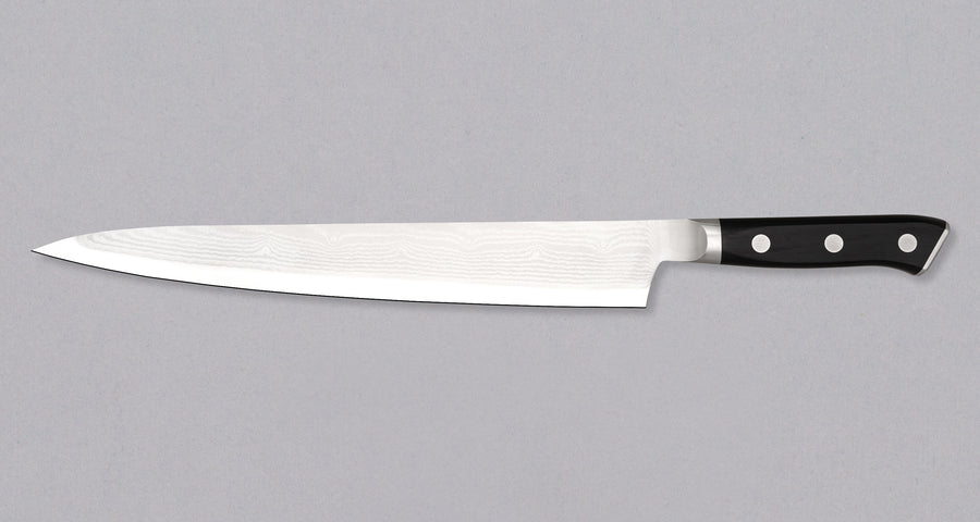 Mcusta Sujihiki Classic D Damascus 270 mm - Brown/Black