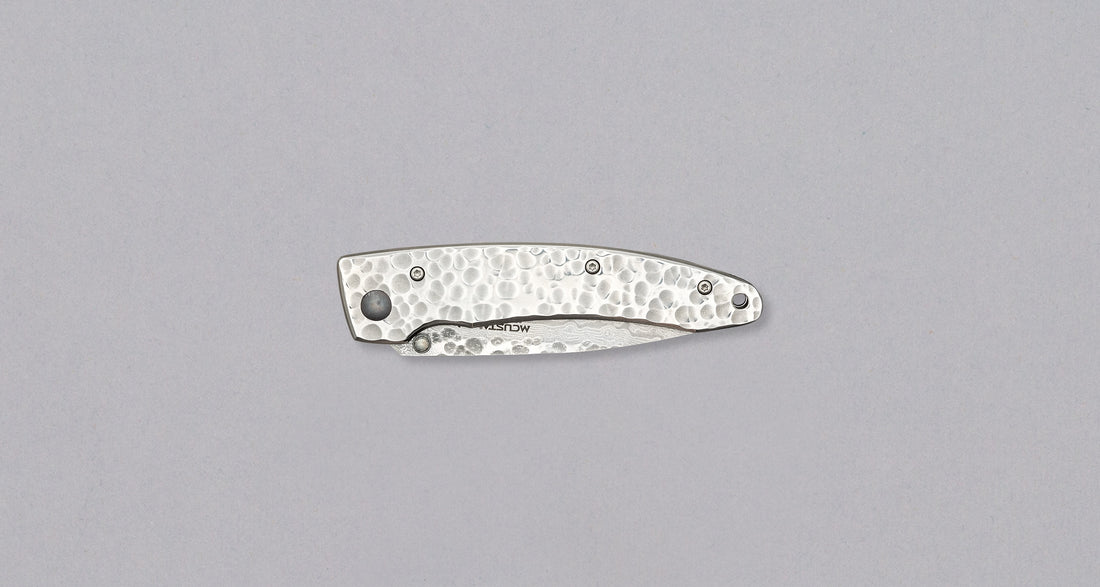 Mcusta Tsuchi Large Hammered Pocket Knife [MC-0114D]