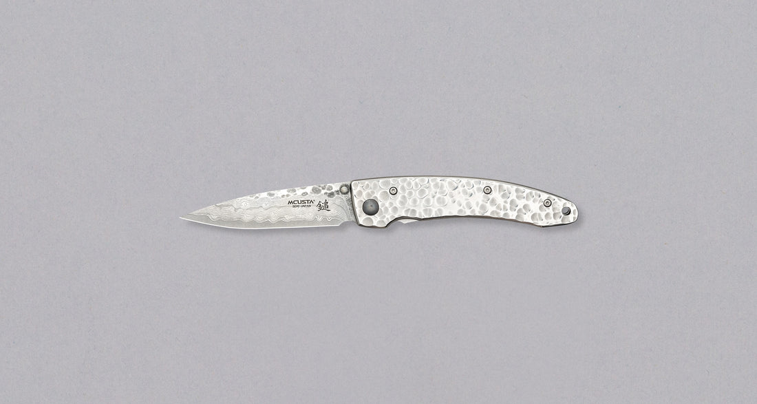 Mcusta Tsuchi Large Hammered Pocket Knife [MC-0114D]
