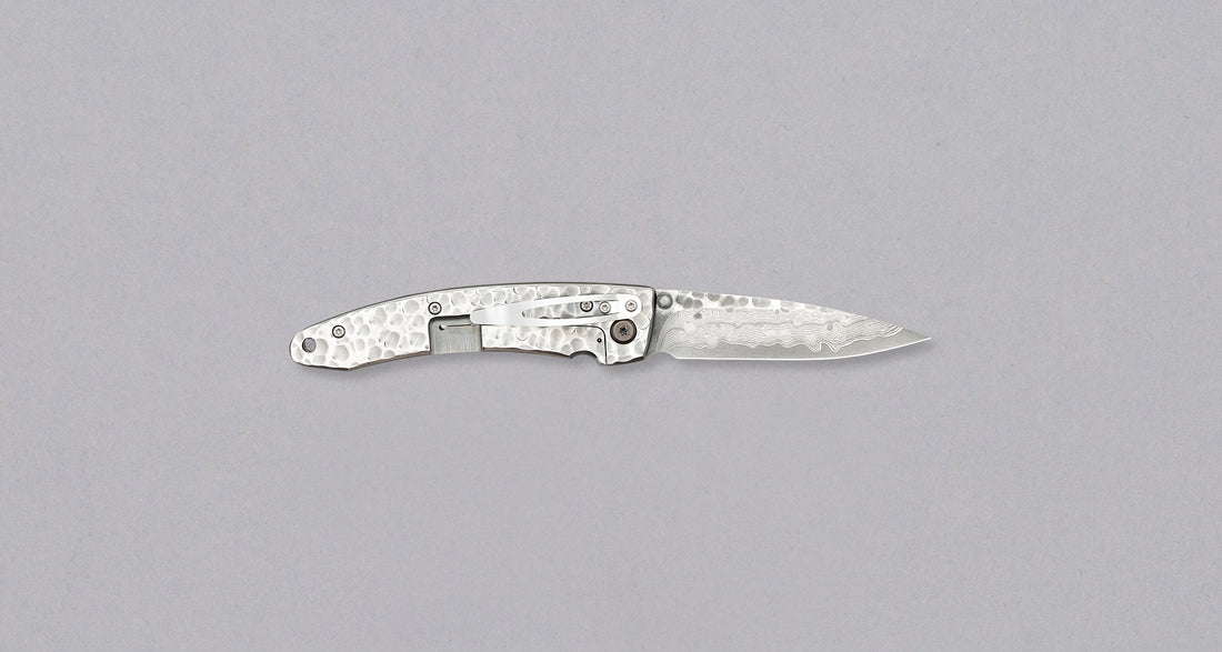 Mcusta Tsuchi Large Hammered Pocket Knife [MC-0114D]