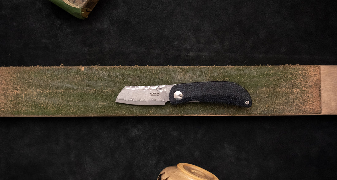 Mcusta Petite Jute Micarta Pocket Knife [MC-0211D]