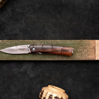 Mcusta Shinra Emotion Take Ironwood Pocket Knife [MC-0074DI]