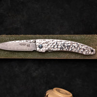 Mcusta Tsuchi Large Hammered Pocket Knife [MC-0114D]