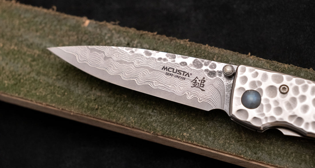 Mcusta Tsuchi Large Hammered Pocket Knife [MC-0114D]