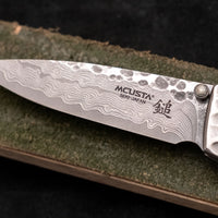 Mcusta Tsuchi Large Hammered Pocket Knife [MC-0114D]