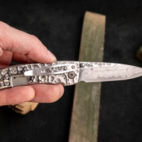 Mcusta Tsuchi Large Hammered Pocket Knife [MC-0114D]