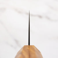 Hatsukokoro Mercury Kiri-Gyuto Kurozome Damascus 240 mm [Mono Olivewood]