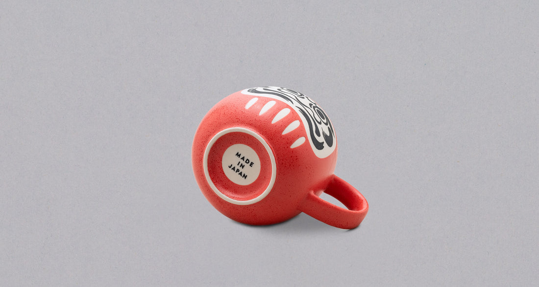 Mino Japonska Skodelica Daruma [rdeča]