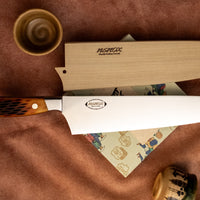 NENOX-S Gyuto Migaki 240 mm [Jigged Bone Amber]