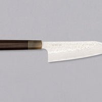 Nigara Santoku STRIX Damascus Tsuchime Wa Rosewood 180 mm