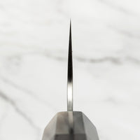 Nigara Santoku STRIX Damascus Tsuchime Wa Rosewood 180 mm