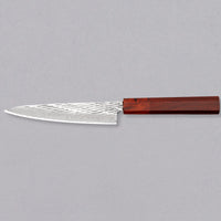 Hokiyama Petty Ginsanko Nawame Damascus 135 mm [Kaotan/Rosewood]