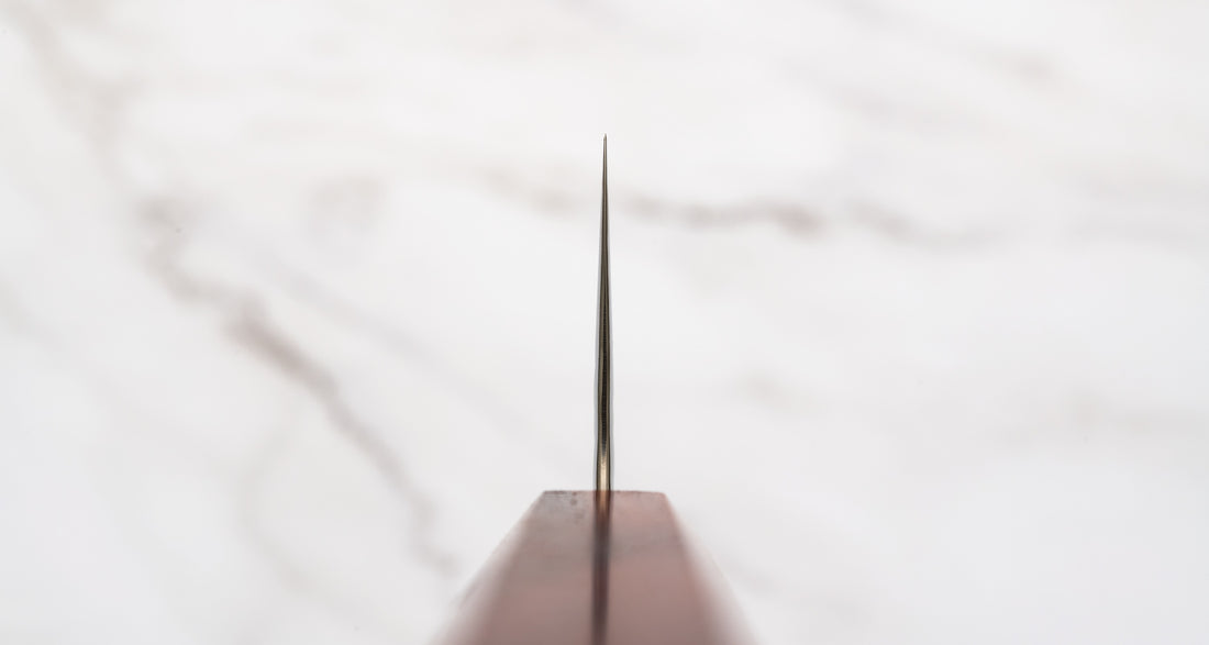 Hokiyama Santoku Ginsanko Nawame Damascus 165 mm [Kaotan/Rosewood]