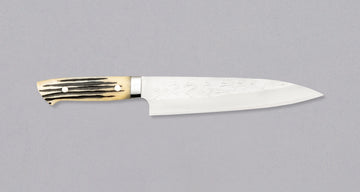Saji Gyuto SRS13 Stag Bone 210 mm