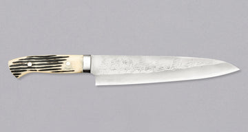 Saji Gyuto SRS13 Stag Bone 240 mm