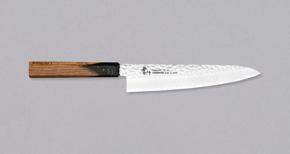 Sakai Takayuki Kokushin Gyuto VG-10 Damascus 210 mm