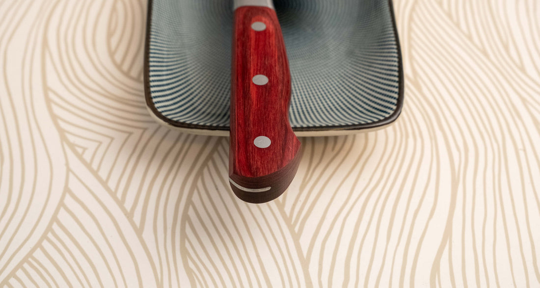 Seki Kotetsu Gyuto Vg-10 Migaki 200 mm [red pakkawood]