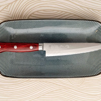 Seki Kotetsu Petty Vg-10 Migaki 135 mm [red pakkawood]