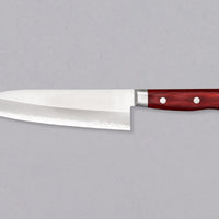 Seki Kotetsu Santoku VG-10 Migaki 180 mm [red pakkawood]