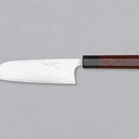 Shibata Koutetsu Santoku Aogami Super Migaki 165 mm