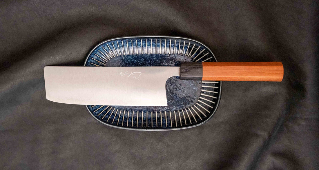 Shibata Koutetsu Nakiri Aogami Super Migaki 165 mm
