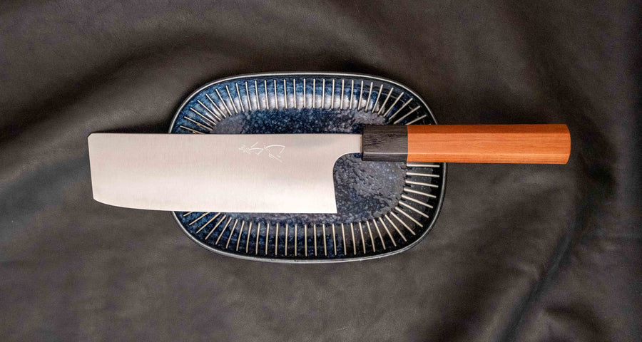 Shibata Koutetsu Nakiri Aogami Super Migaki 165 mm