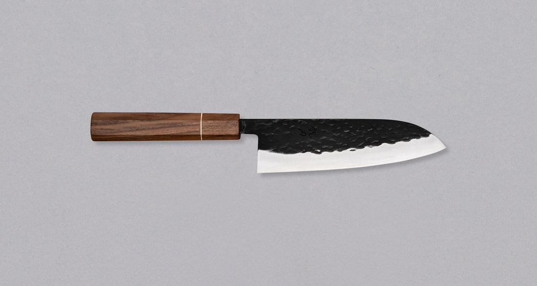 Tadafusa Santoku SLD Hammered Kuro-uchi 165 mm