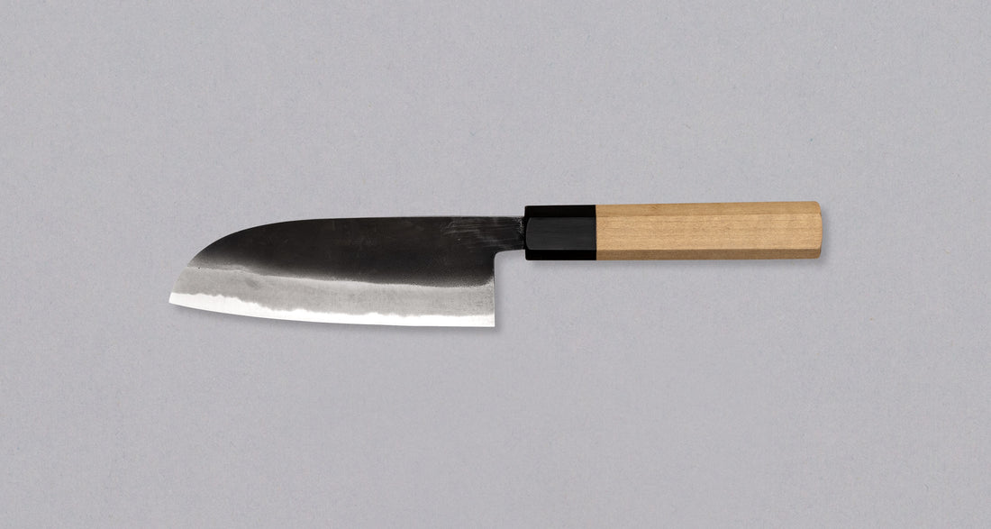Tojiro Atelier Santoku Shirogami #2 Kuro-uchi 140 mm