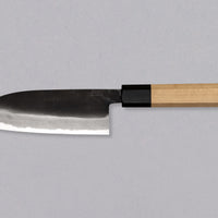 Tojiro Atelier Santoku Shirogami #2 Kuro-uchi 140 mm