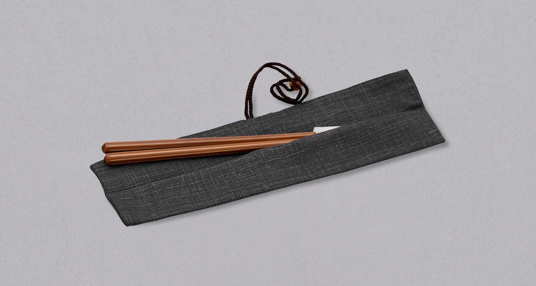 Tradicionalna japonska torbica za palčke – Shikkoku