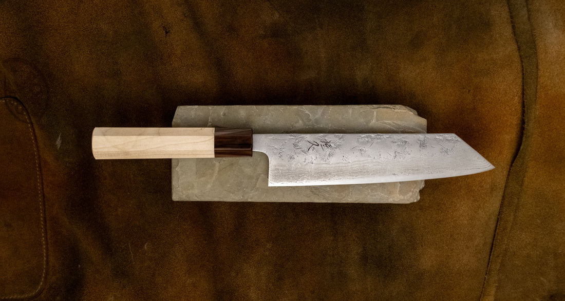 Tsunehisa Bunka Swedish Steel Damascus Washiji 170 mm