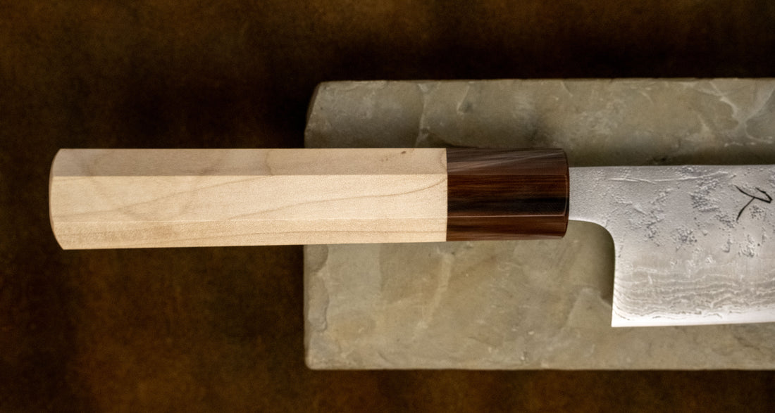 Tsunehisa Bunka Swedish Steel Damascus Washiji 170 mm