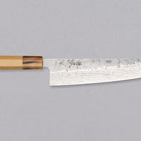 Tsunehisa Gyuto Swedish steel Damascus Nashiji 210 mm