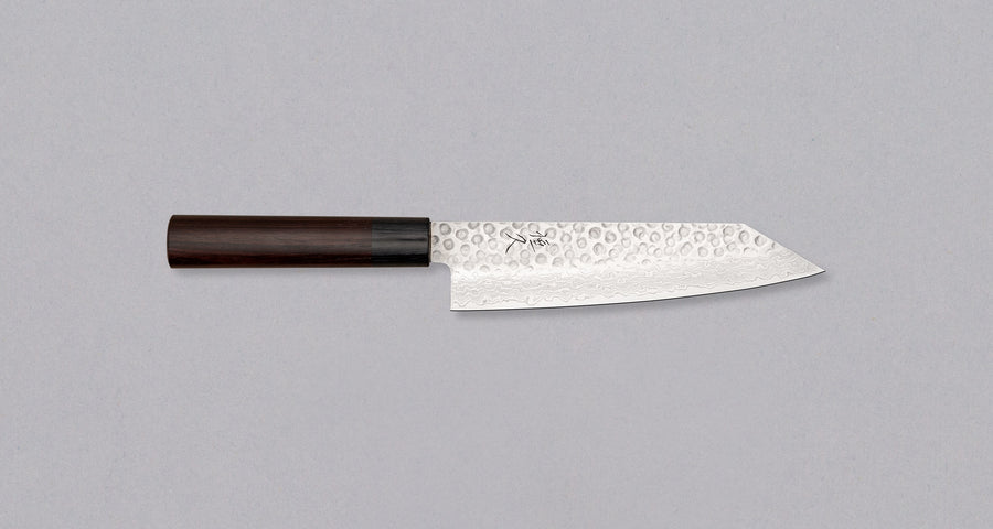 Tsunehisa Kiri-Santoku VG-10 Damascus Tsuchime 180 mm