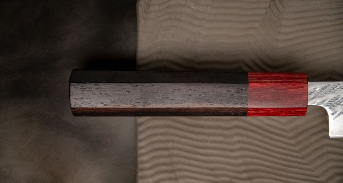 Tsunehisa Petty AUS-10 Nawame Damascus 135 mm