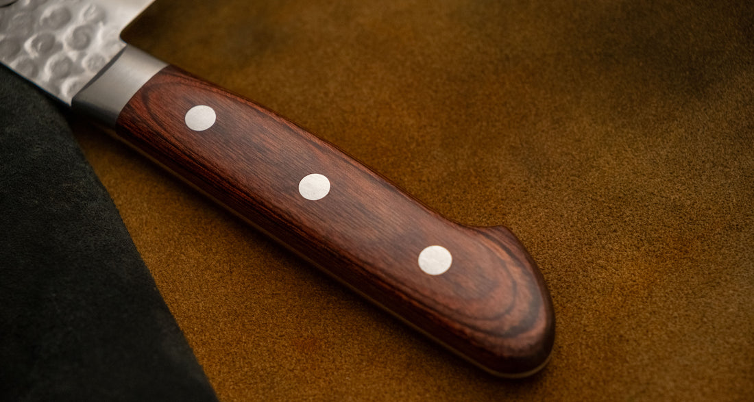 Tsunehisa Santoku VG-10 Brown 170 mm