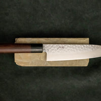Tsunehisa Santoku VG-10 Damascus Tsuchime 185 mm