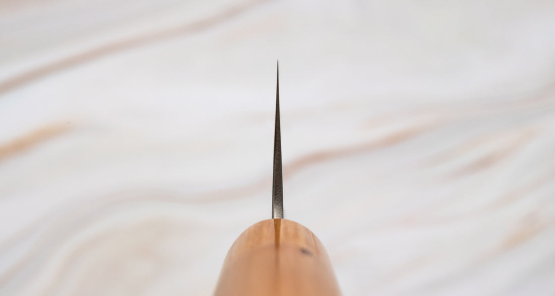 Tsunehisa Kiritsuke Shirogami #2 Cherry 210 mm