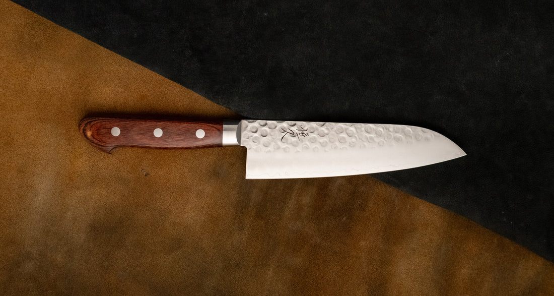 Tsunehisa Santoku VG-10 Brown 170 mm